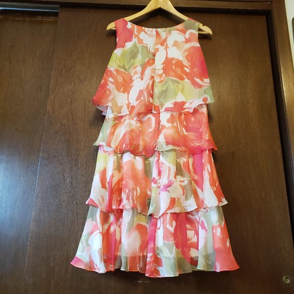 J.R. Notes by Carol Lin floral tiered dress - Picture 8 of 14